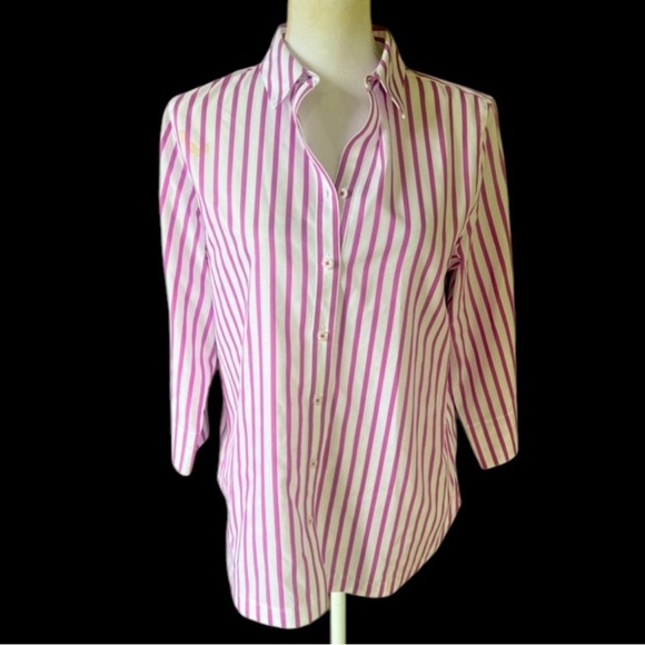 Chico’s ladies size medium, 100% cotton blouse, excellent condition, Long sleeve - Picture 1 of 10